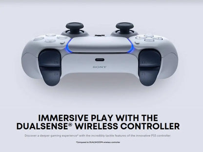 PS5 Slim Digital Edition 1TB Storage High-Speed 4K Gaming Console with Dualsense Controller HDMI Cable USB Cable Playstation