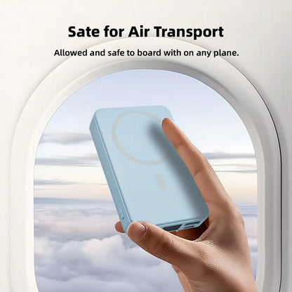 Magnetic Power Bank, 10000Mah Wireless Portable Charger with USB-C Cable, Battery Pack Only Compatible with Iphone 17/16/15/14/13/12/Pro Series