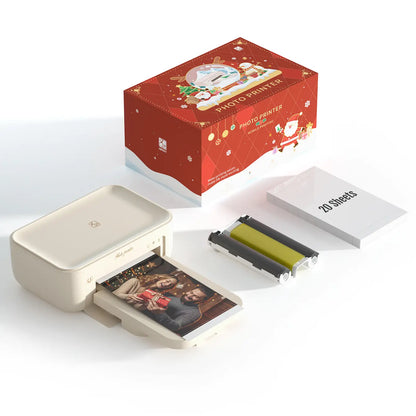 4X6 Photo Printer, Wireless Wifi Portable Printing, Includes 20 Sheets & 1 Ribbon, Compatible with Iphone & Android,Giftedinlove,Best Gift for Mom Birthday