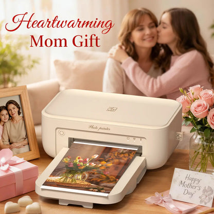 4X6 Photo Printer, Wireless Wifi Portable Printing, Includes 20 Sheets & 1 Ribbon, Compatible with Iphone & Android,Giftedinlove,Best Gift for Mom Birthday